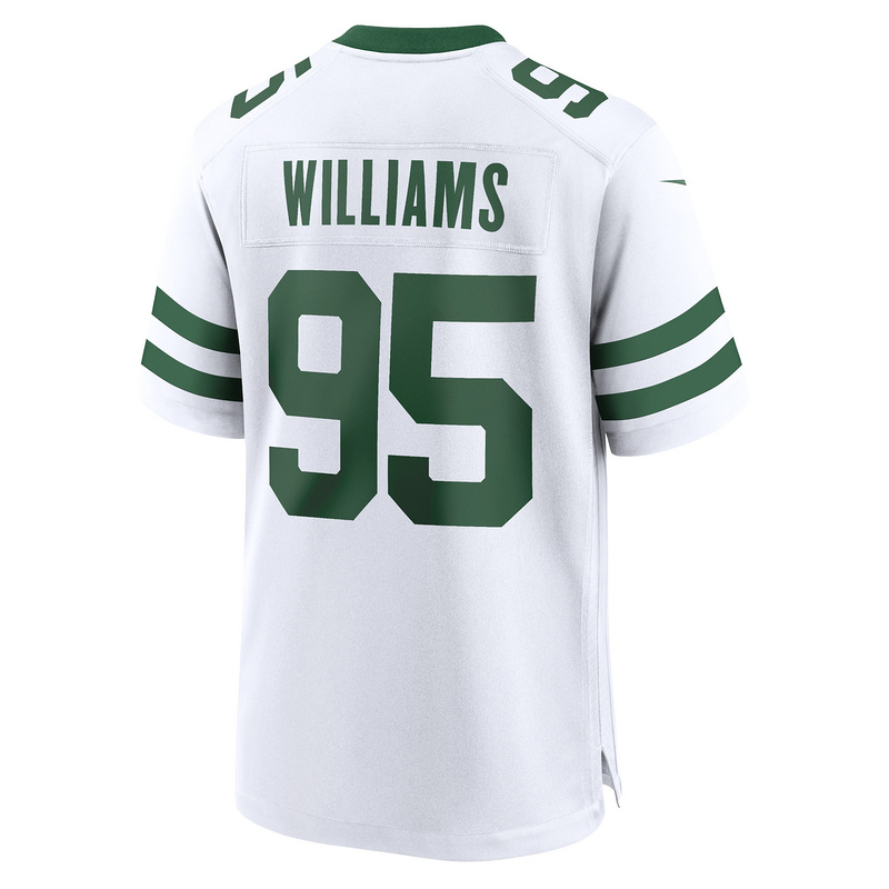 Men's New York Jets Quinnen Williams Nike White Legacy Player Game Jersey