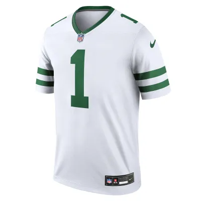 Men's New York Jets Sauce Gardner Nike White Alternate Legend Jersey 01
