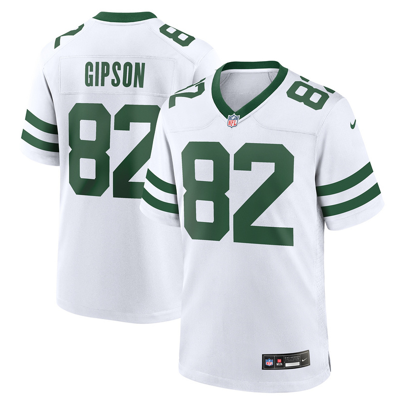 Men's New York Jets Xavier Gipson Nike White Alternate Game Jersey