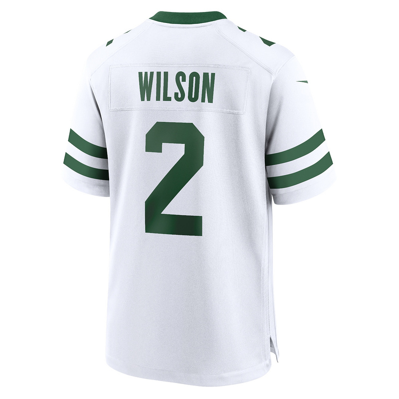 Men's New York Jets Zach Wilson Nike Spotlight White Alternate Game Jersey
