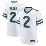 Men's New York Jets Zach Wilson Nike Spotlight White Alternate Game Jersey
