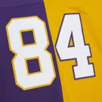 Men's Minnesota Vikings Randy Moss Mitchell & Ness PurpleGold 1998 Split Legacy Replica Jersey