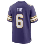 Men's Minnesota Vikings Lewis Cine Nike Purple Classic Player Game Jersey