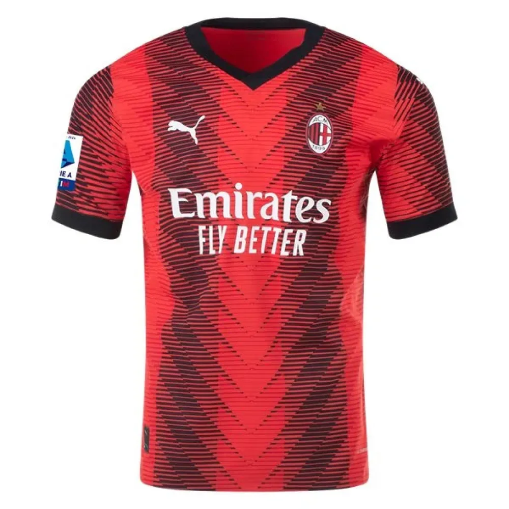 Men's Authentic Puma Giroud AC Milan Home Jersey 2324