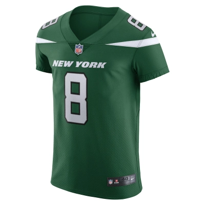 Men's New York Jets Aaron Rodgers Nike Gotham Green Alternate Vapor F.U.S.E. Elite Jersey 01