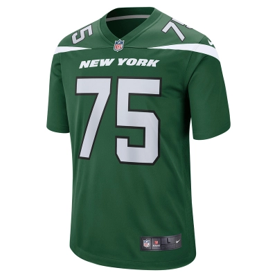 Men's New York Jets Alijah Vera Nike Stealth Green Alternate Game Jersey 01