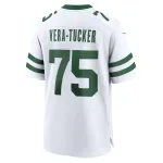 Men's New York Jets Alijah Vera Nike Stealth White Alternate Game Jersey
