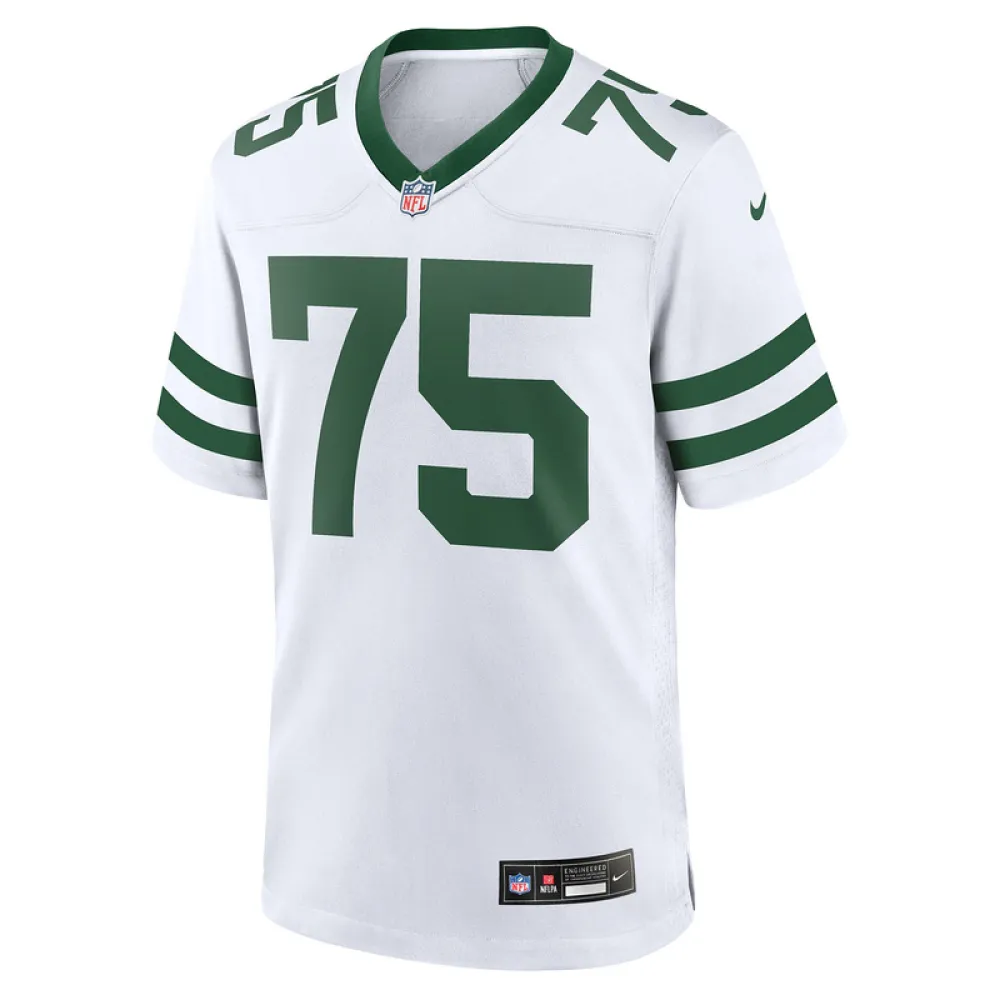 Men's New York Jets Alijah Vera Nike Stealth White Alternate Game Jersey