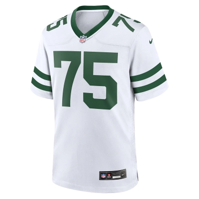 Men's New York Jets Alijah Vera Nike Stealth White Alternate Game Jersey 01