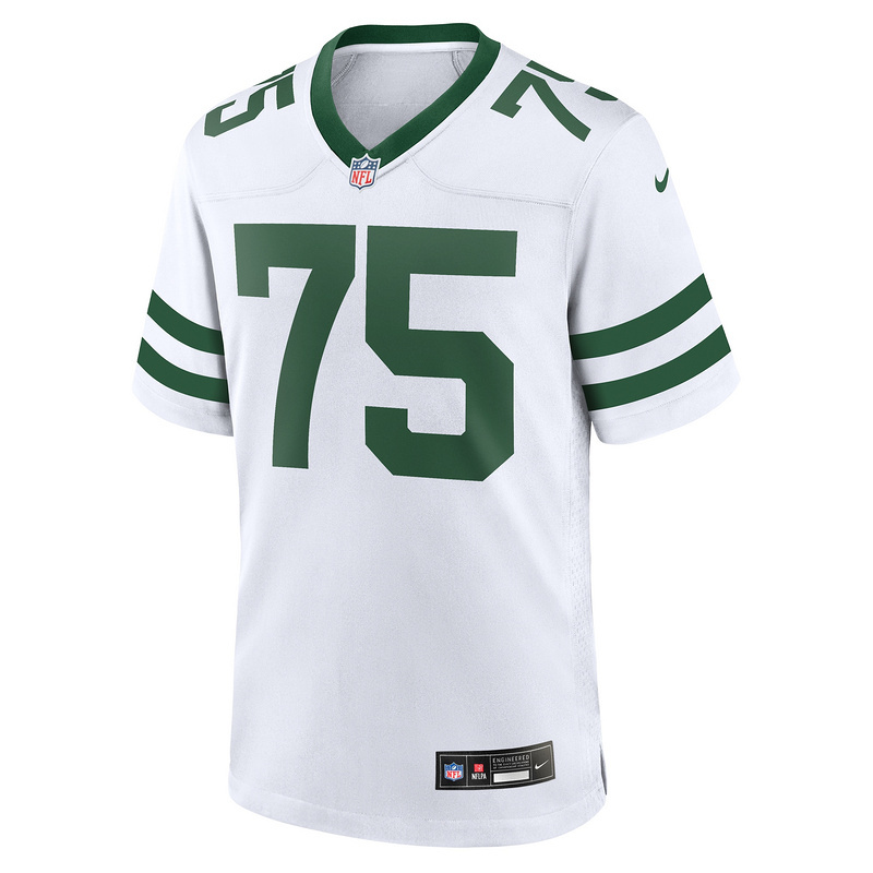 Men's New York Jets Alijah Vera Nike Stealth White Alternate Game Jersey