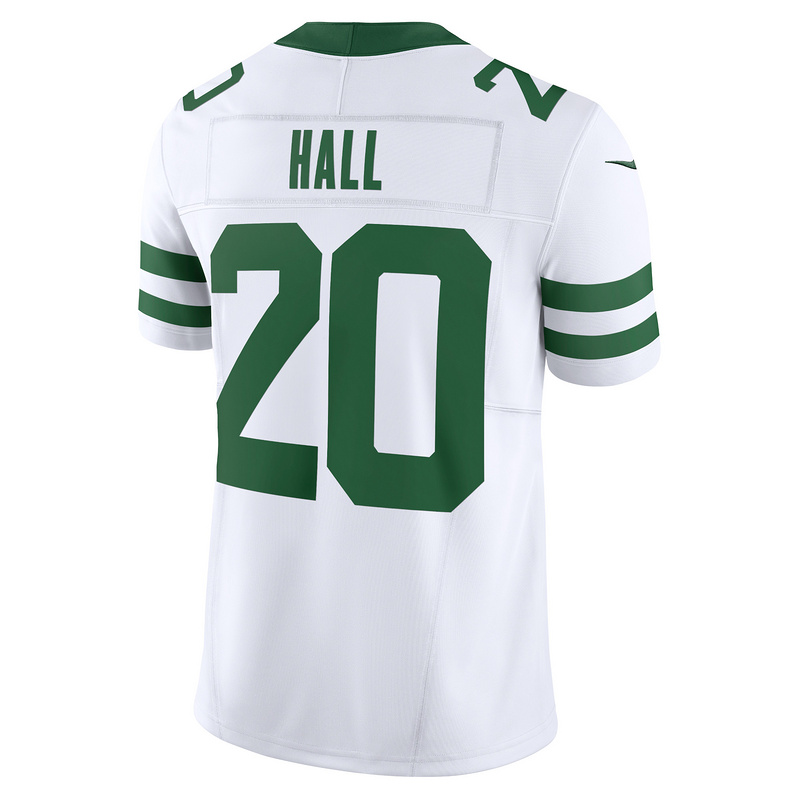 Men's New York Jets Breece Hall Nike White Vapor F.U.S.E. Limited Jersey
