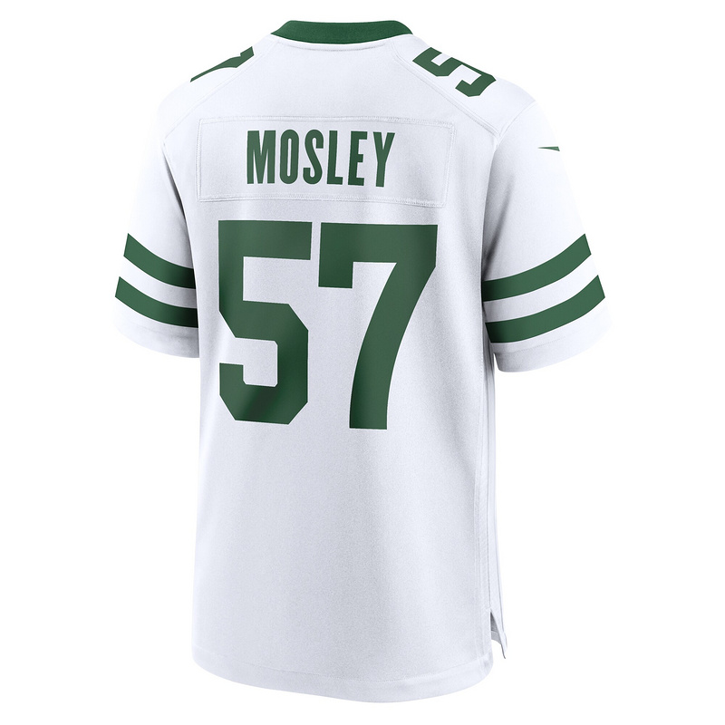 Men's New York Jets C.J. Mosley Nike White Legacy Player Game Jersey