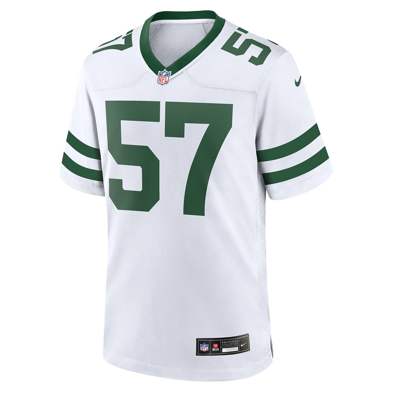 Men's New York Jets C.J. Mosley Nike White Legacy Player Game Jersey
