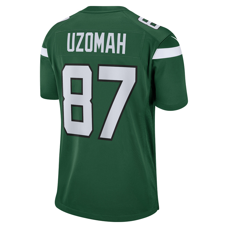 Men's New York Jets C.J. Uzomah Nike Gotham Green Player Game Jersey
