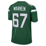 Men's New York Jets Carter Warren Nike Gotham Green Game Jersey