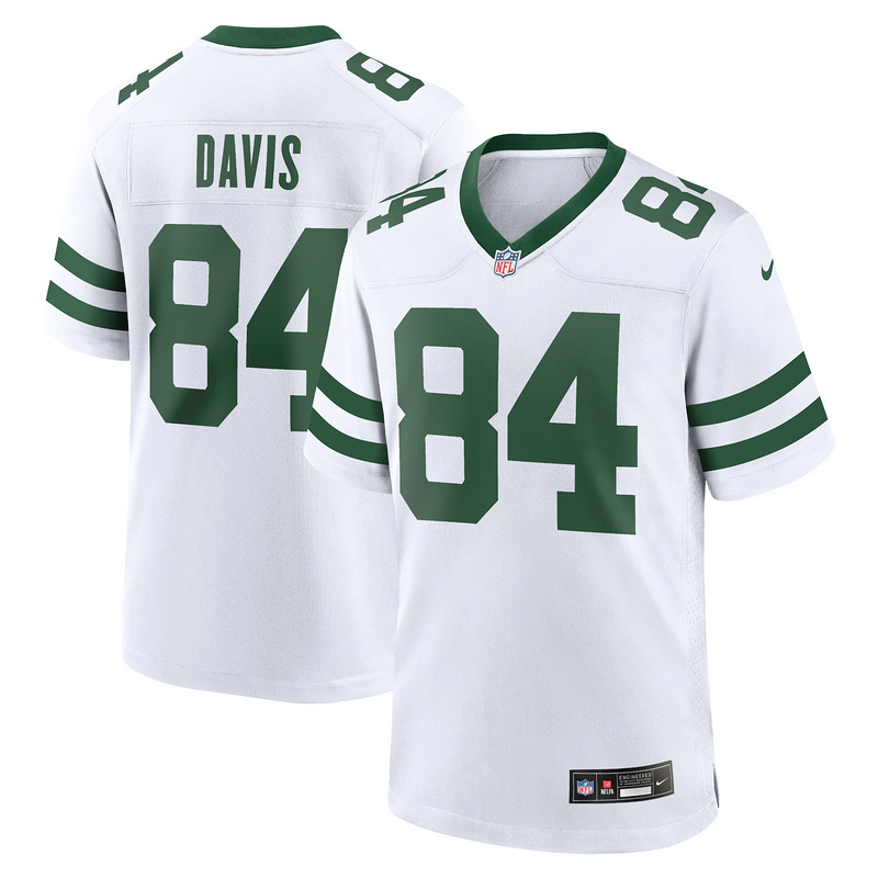 Men's New York Jets Corey Davis Nike White Legacy Player Game Jersey