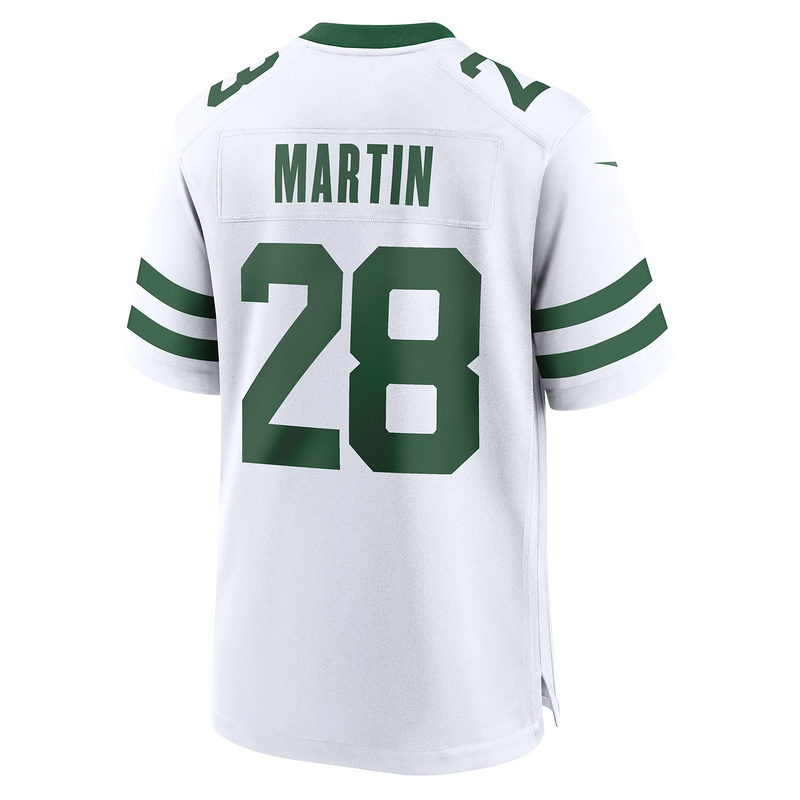 Men's New York Jets Curtis Martin Nike White Legacy Retired Player Game Jersey