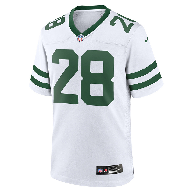 Men's New York Jets Curtis Martin Nike White Legacy Retired Player Game Jersey