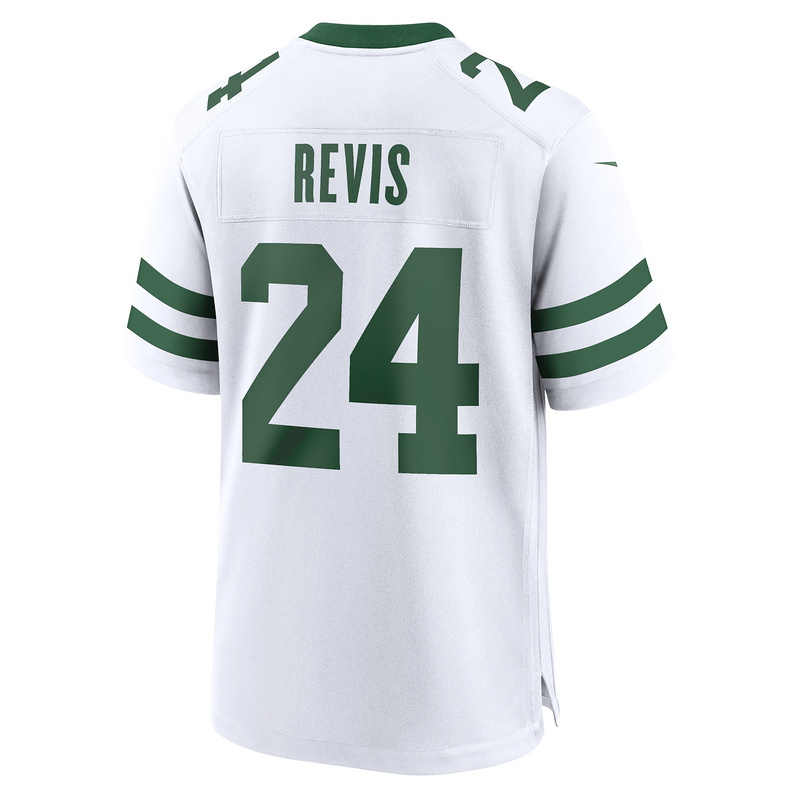 Men's New York Jets Darrelle Revis Nike White Legacy Retired Player Game Jersey