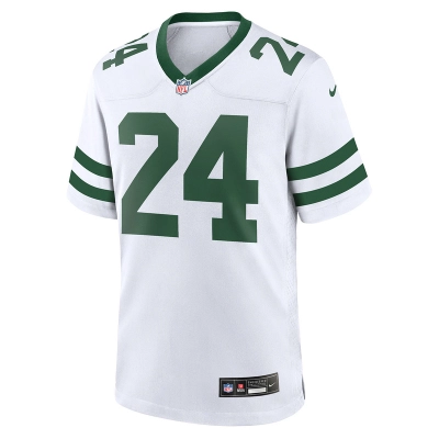 Men's New York Jets Darrelle Revis Nike White Legacy Retired Player Game Jersey 01