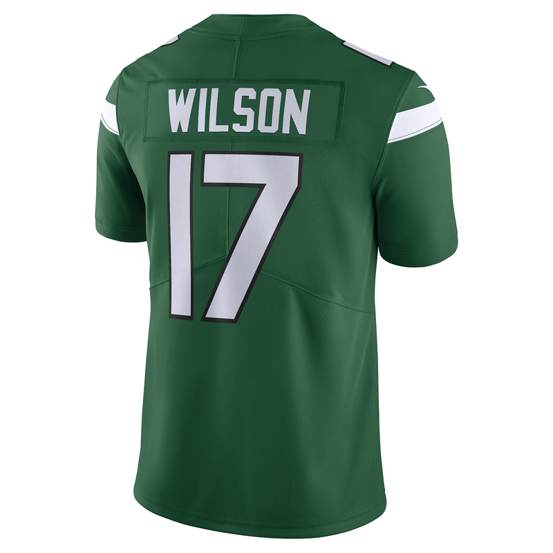 Men's New York Jets Garrett Wilson Nike Gotham Green Vapor Untouchable Limited Jersey