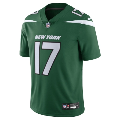 Men's New York Jets Garrett Wilson Nike Gotham Green Vapor Untouchable Limited Jersey 01