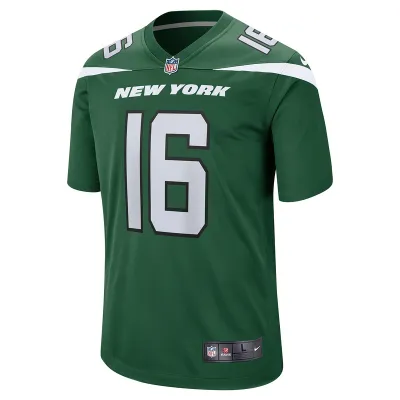 Men's New York Jets Jason Brownlee Nike Gotham Green Game Jersey 01