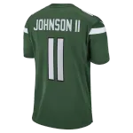 Men's New York Jets Jermaine Johnson II Nike Gotham Green Game Jersey