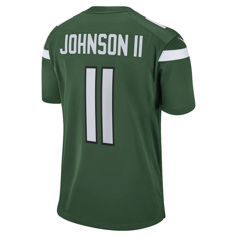 Men's New York Jets Jermaine Johnson II Nike Gotham Green Game Jersey