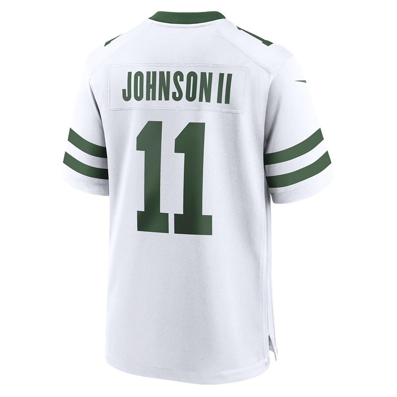Men's New York Jets Jermaine Johnson II Nike Spotlight White Alternate Game Jersey