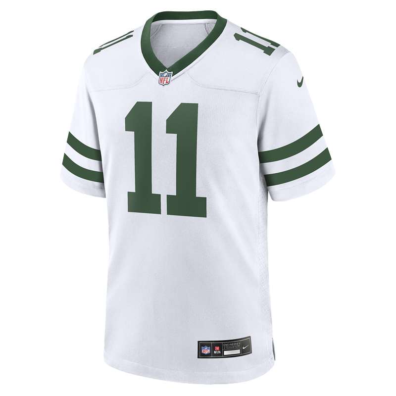 Men's New York Jets Jermaine Johnson II Nike Spotlight White Alternate Game Jersey