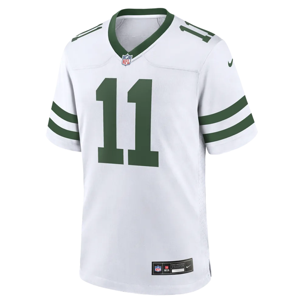 Men's New York Jets Jermaine Johnson II Nike Spotlight White Alternate Game Jersey