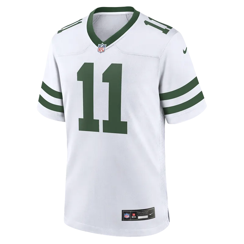 Men's New York Jets Jermaine Johnson II Nike Spotlight White Alternate Game Jersey