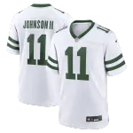 Men's New York Jets Jermaine Johnson II Nike Spotlight White Alternate Game Jersey