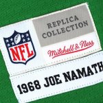 Men's New York Jets Joe Namath Mitchell & Ness Green Retired Player Legacy Replica Jersey