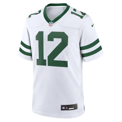 Men's New York Jets Joe Namath Nike White Legacy Retired Player Game Jersey 01