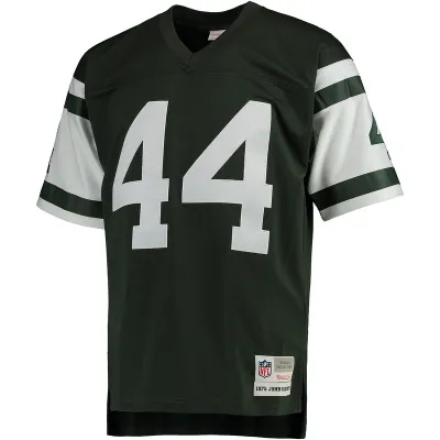 Men's New York Jets John Riggins Mitchell & Ness Green Retired Player Legacy Replica Jersey 01