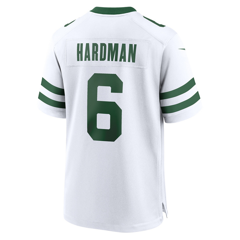 Men's New York Jets Mecole Hardman Nike White Legacy Player Game Jersey