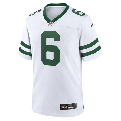 Men's New York Jets Mecole Hardman Nike White Legacy Player Game Jersey 01