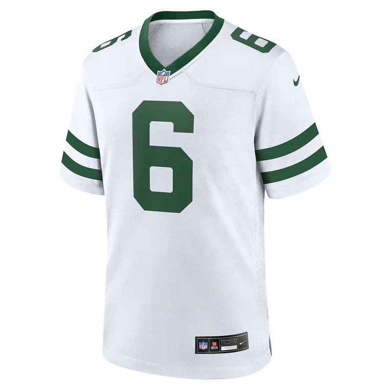 Men's New York Jets Mecole Hardman Nike White Legacy Player Game Jersey