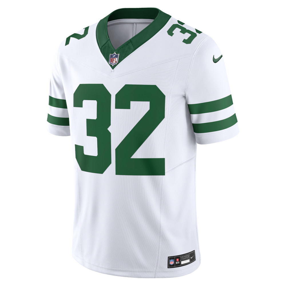 Men's New York Jets Michael Carter Nike White Vapor F.U.S.E. Limited Jersey