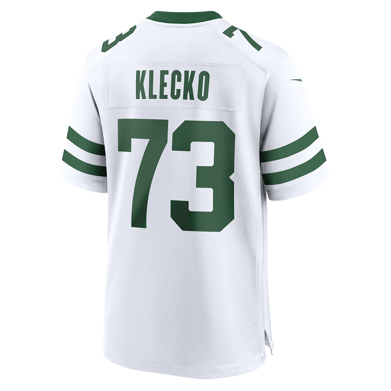 Men's New York Jets Joe Klecko Nike White Legacy Retired Player Game Jersey