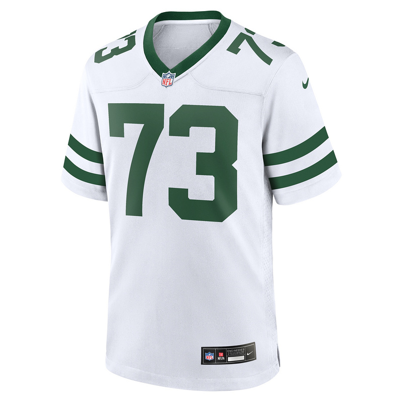 Men's New York Jets Joe Klecko Nike White Legacy Retired Player Game Jersey