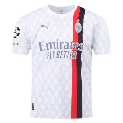 Men's Authentic Puma AC Milan Away Jersey 2324 - UCL 01