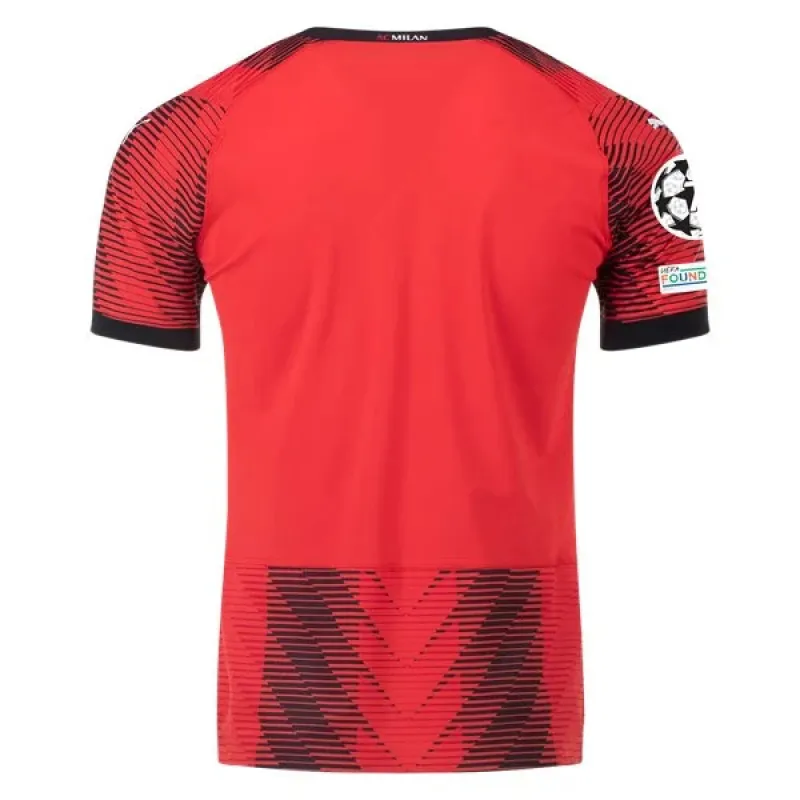 Men's Authentic Puma AC Milan Home Jersey 2324 - UCL
