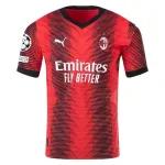 Men's Authentic Puma AC Milan Home Jersey 2324 - UCL