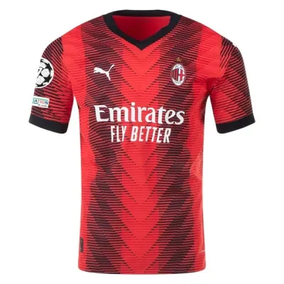 Men's Authentic Puma AC Milan Home Jersey 2324 - UCL 01