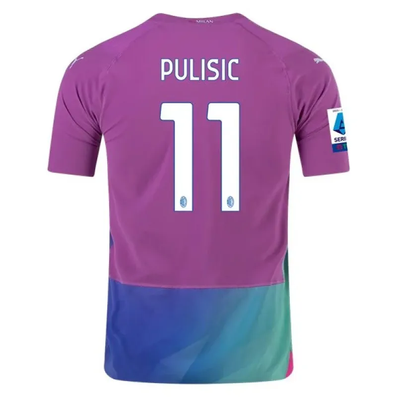 Men's Authentic Puma Pulisic AC Milan Third Jersey 2324