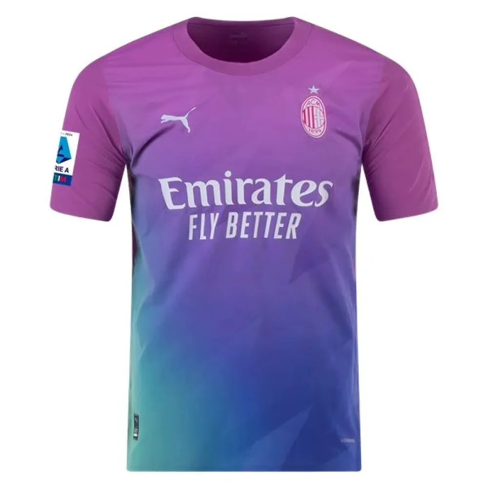 Men's Authentic Puma Pulisic AC Milan Third Jersey 2324