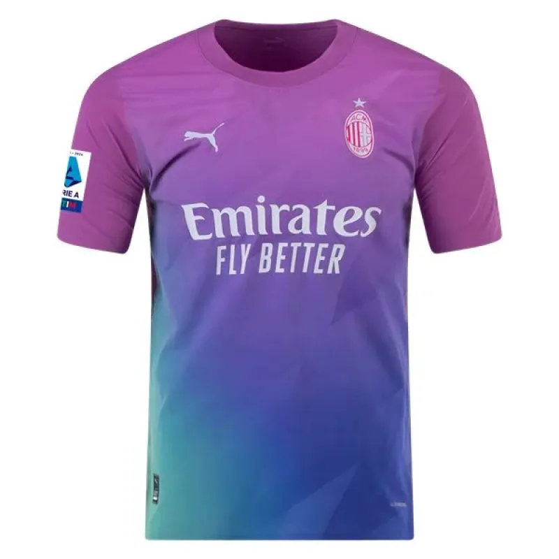 Men's Authentic Puma Pulisic AC Milan Third Jersey 2324